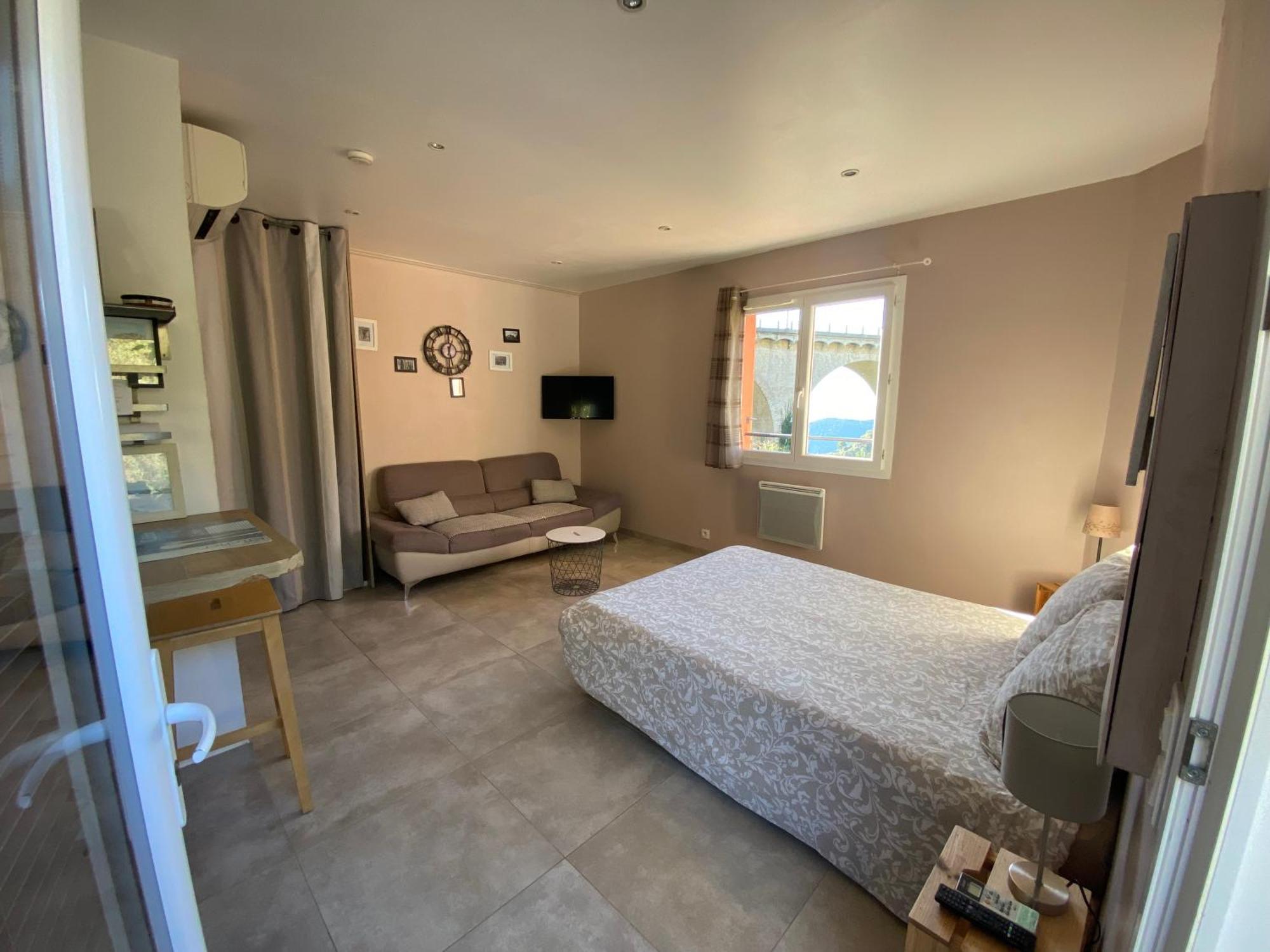 Studio Pied Village Eze - Dans Villa Recente - Parking Gratuit Экстерьер фото