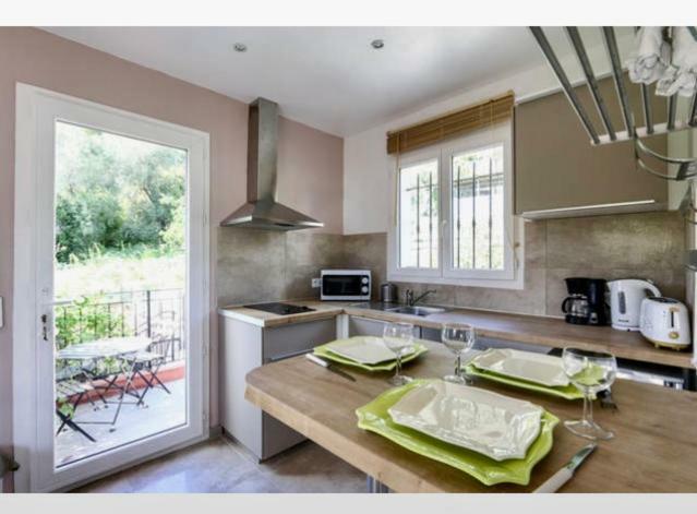 Studio Pied Village Eze - Dans Villa Recente - Parking Gratuit Экстерьер фото