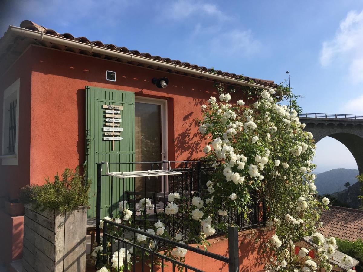 Studio Pied Village Eze - Dans Villa Recente - Parking Gratuit Экстерьер фото